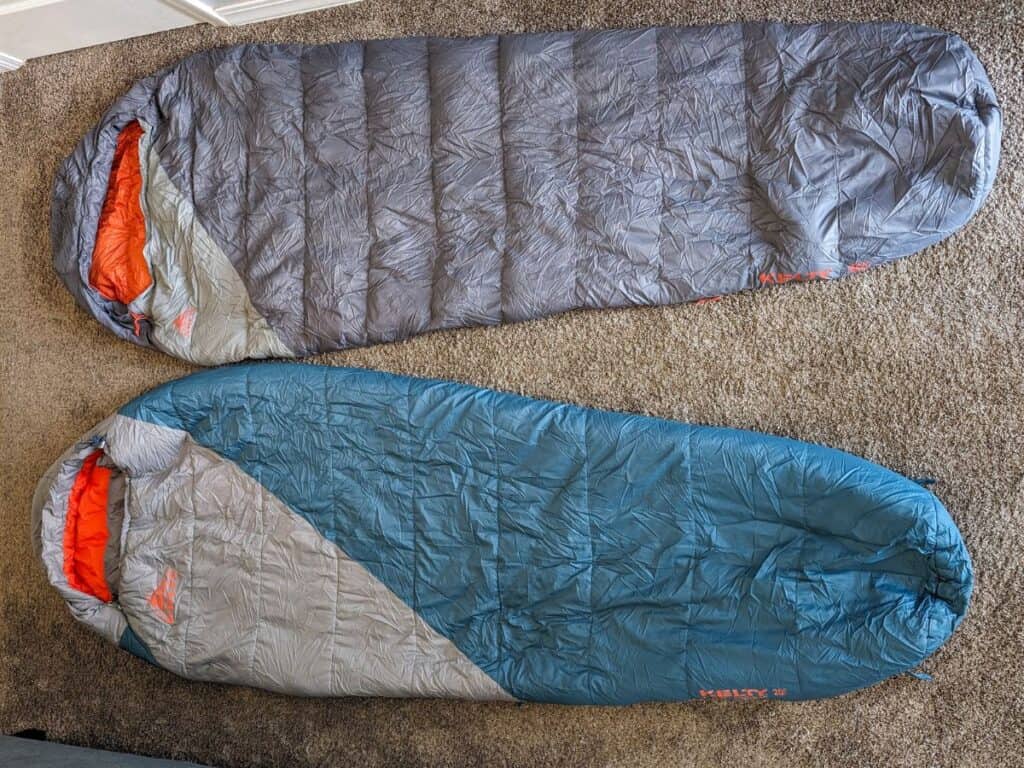 mummy sleeping bag
